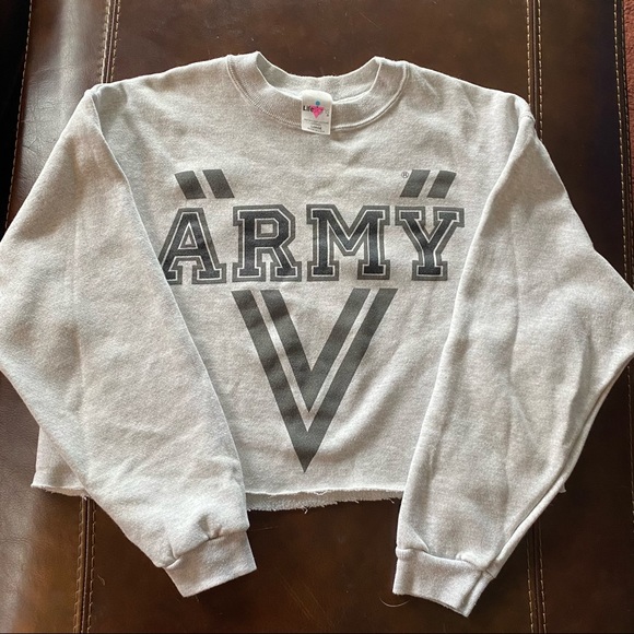 Reflective Army Cropped Crewneck - Picture 2 of 5